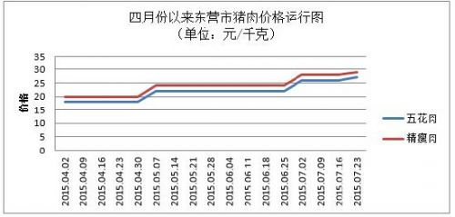 山东东营猪肉价格持续上涨四个月 _